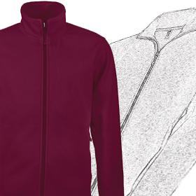nouveaute veste polaire zippée en 18 couleurs