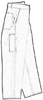pantalon de travail coton basique
