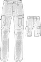 pantalon de travail transformable pantalon de travail transformable