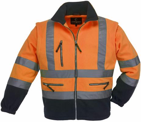 Veste Polaire de travail Haute Visibilité IMS512