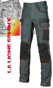 jeans de travail très looké. Vêtement de travail ultra confort