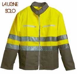 veste de travail, vêtement haute visibilité