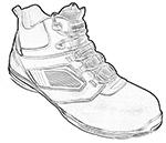 chaussures de sécurité en cuir zéro métal