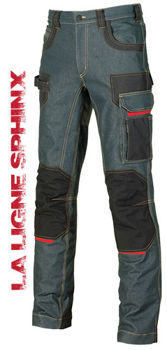 Jeans de travail PLATINUM BUTTON IMS 43PB