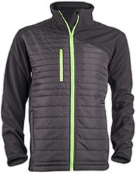 veste softshell bi-matire softshell et doudoune