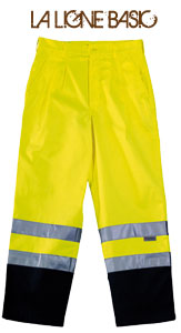 vêtement de travail, pantalon haute visibilité economique