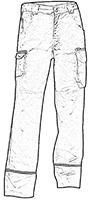 pantalon de travail kaki et havane pantalon de travail kaki et havane