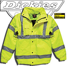 blouson haute visibilité, vêtement de travail Dickies