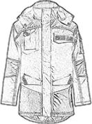 parka de travail avec coupe ergonomique