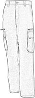 pantalon de travail coton baggy