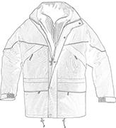 parka de travail combinée 3 en1